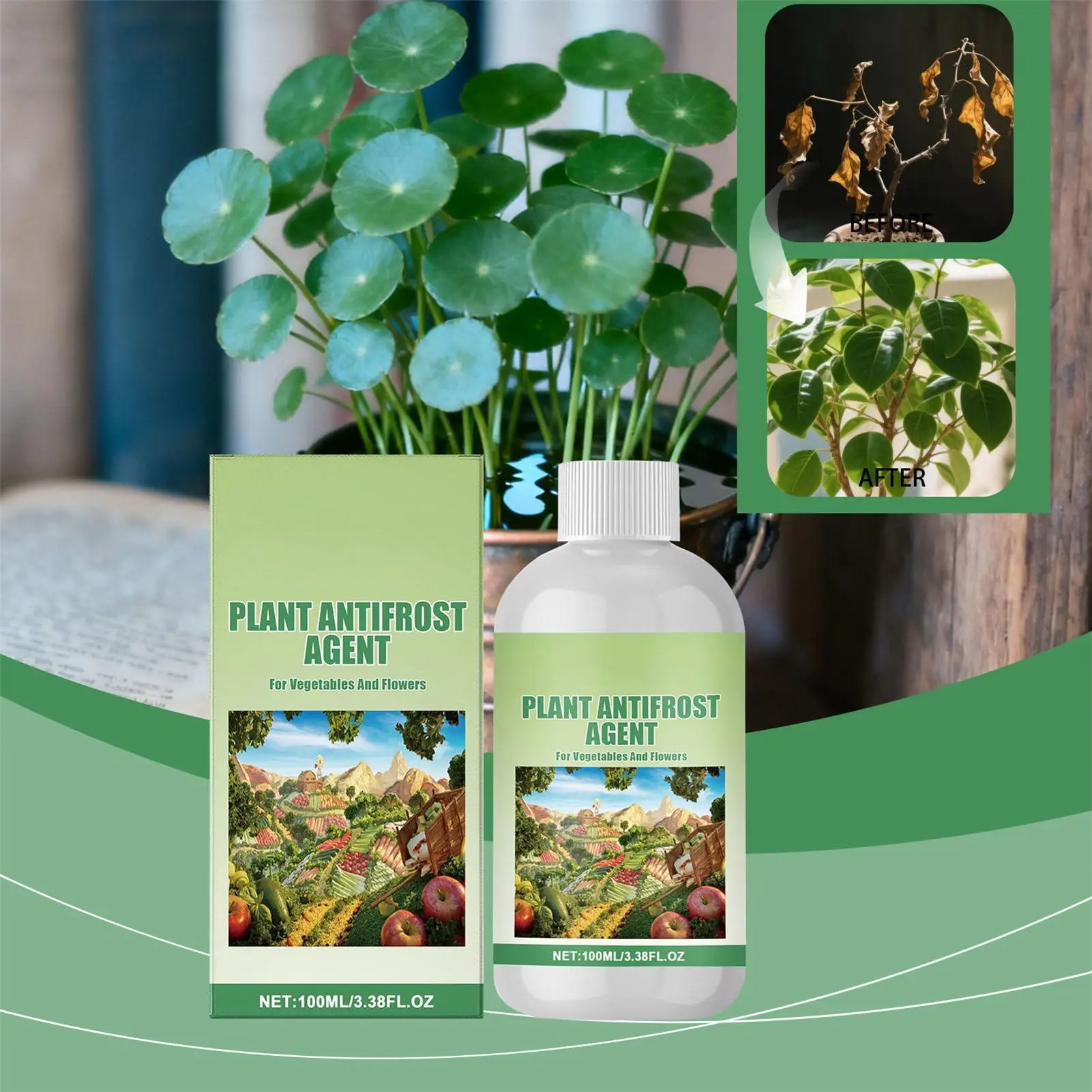

Антифриз для растений, 100 мл, защитный морозостойкий уличный зимний засіб для ухода за растениями, замораживающий агент для садовника, дома, фермера