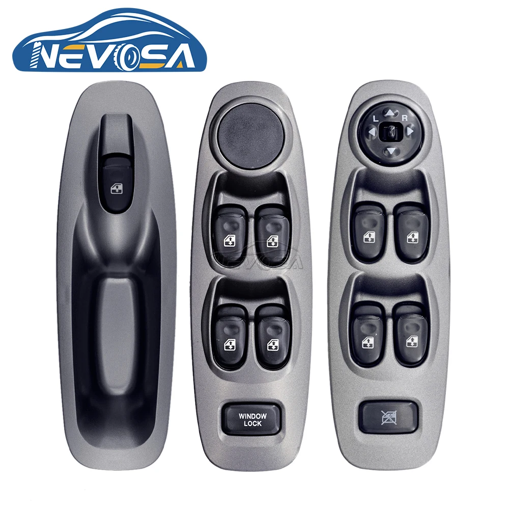 

NEVOSA 93570-25020 93570-25000 93580-25000 Mirror Knob Power Master Window Switch Passenger Button For Hyundai Accent 2000 2005