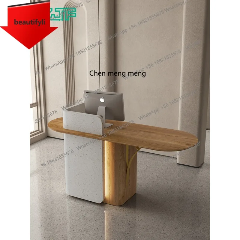 

X188 Касса магазина одежды Ресторан Мобильный стол приветствия Ресторан Стойка регистрации