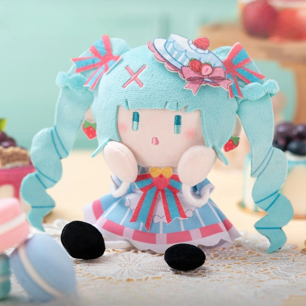 Hatsune Miku Sweet Interweave Series Plush Charms, Magnetic Attachable Dolls, Anime Figurine Merchandise, Bag Ornaments