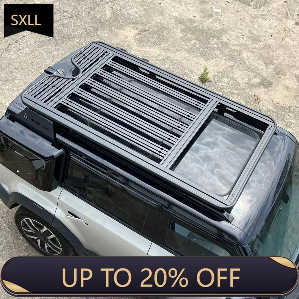 

SXLL Hot Sale Steel Roof Rack Platform Kit with Side Ladder Storage Box, ICAR 03 J6 2025 Aluminum Roof