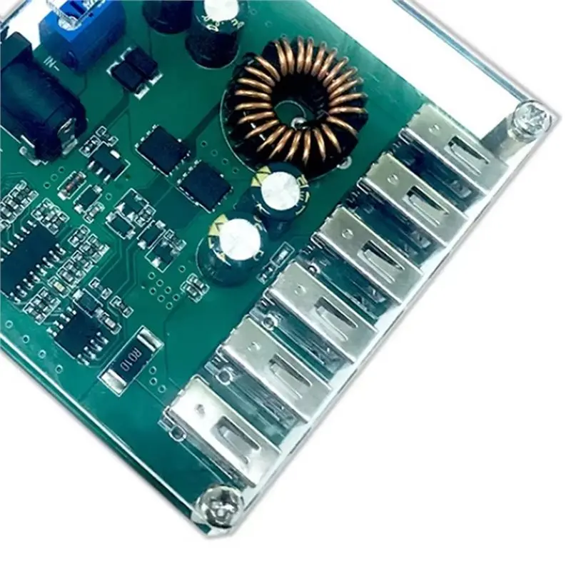 AB42-Voltage Stabilizer 8A DC Step Down Converter 12V 24V 36V 48V To 5V USB Buck Power Module For Solar Car Motorcycle
