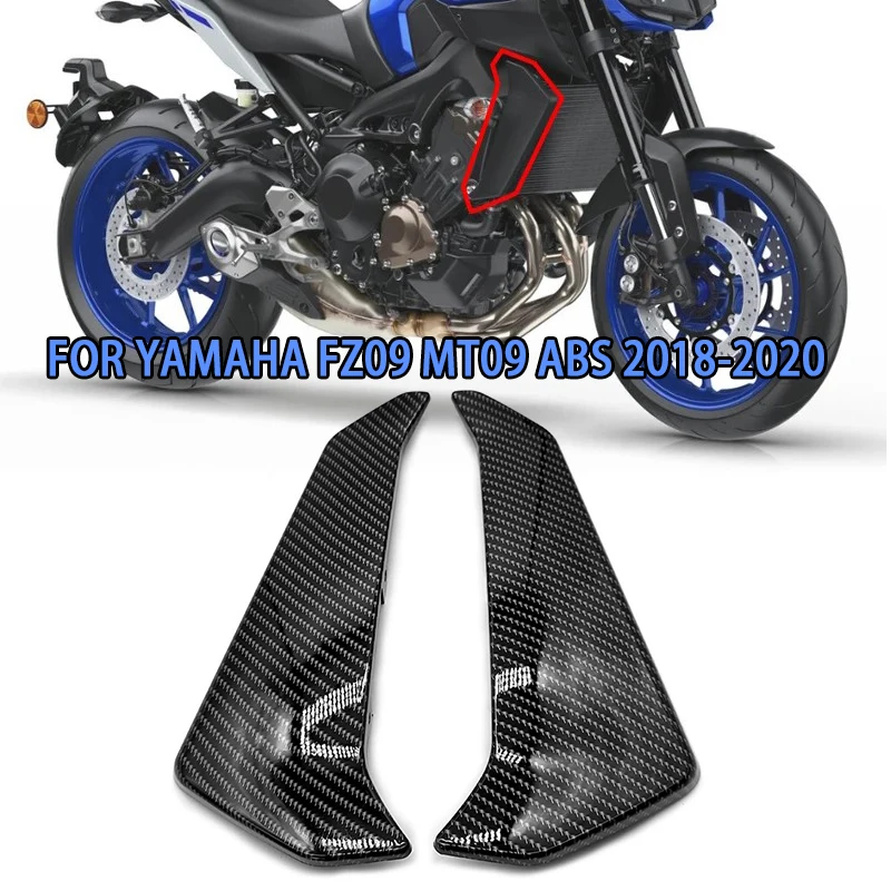 

For Yamaha MT09 MT 09 MT-09 2017 2018 2019 2020 ABS Plastic Radiator Side Panels Protector Cover Fairing Motorcycle Accessories