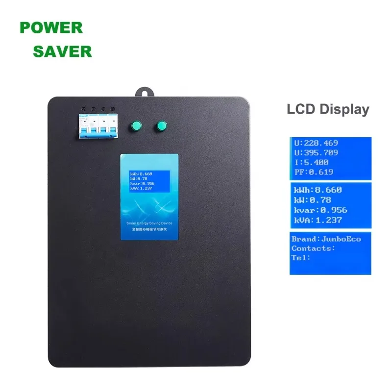 Reactive Energy Compensation Equipment 380v 3 Phase Voltage Stabilizer Power Saver Energy Electricity