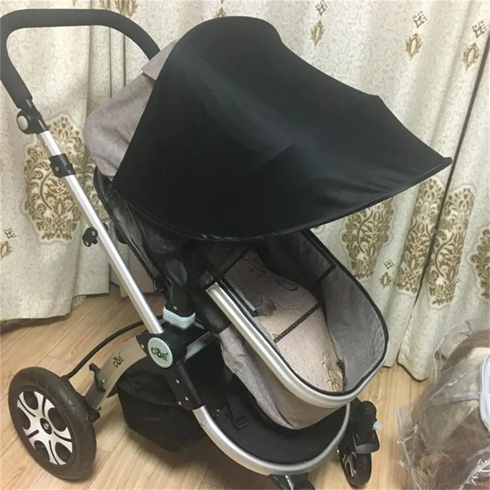 Weatherproof Canopy COVER Pram รถเข็นเด็กอุปกรณ์เสริมรถเข็นเด็กหมวก Carriage Sun Shade รถเข็นเด็ก Sun Visor Sun Hood