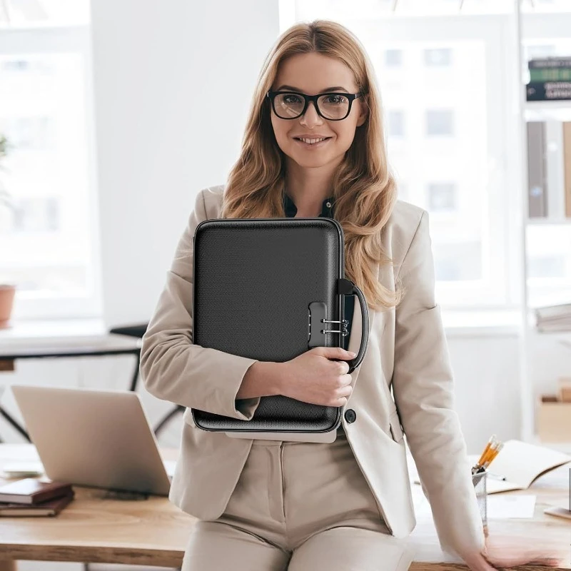 Fireproof handbag briefcase waterproof fireproof information document valuables hand