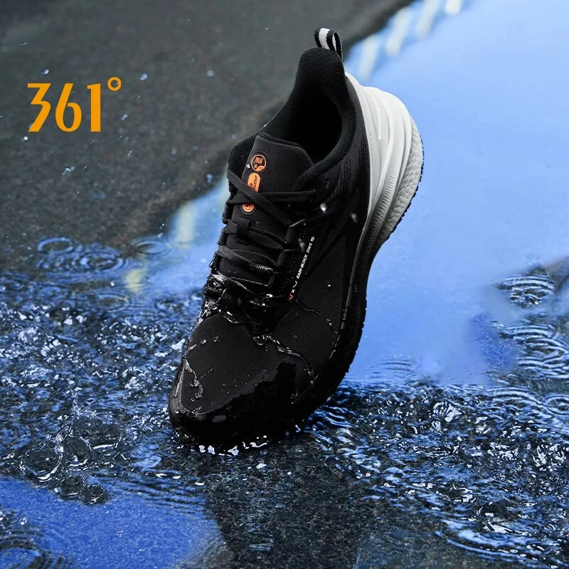 361 Degrees Rainblock 7.0 Men Running Shoes New Water Repellent Comfort Warm Elastic Non-slip Jogging Male Sneakers 672442219