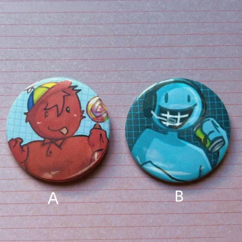 R-OBLOX FORSAKEN pins back buttons - c00lkidd bluudud two time chance doombringer builderman