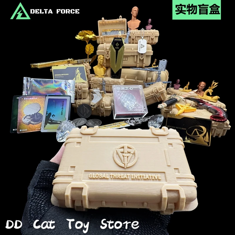 

В наличии Delta Force Blind Box аксессуары для военных игр коробка-сюрприз сердце Африки океанские слезы фигурка Коллекционная модель игрушки
