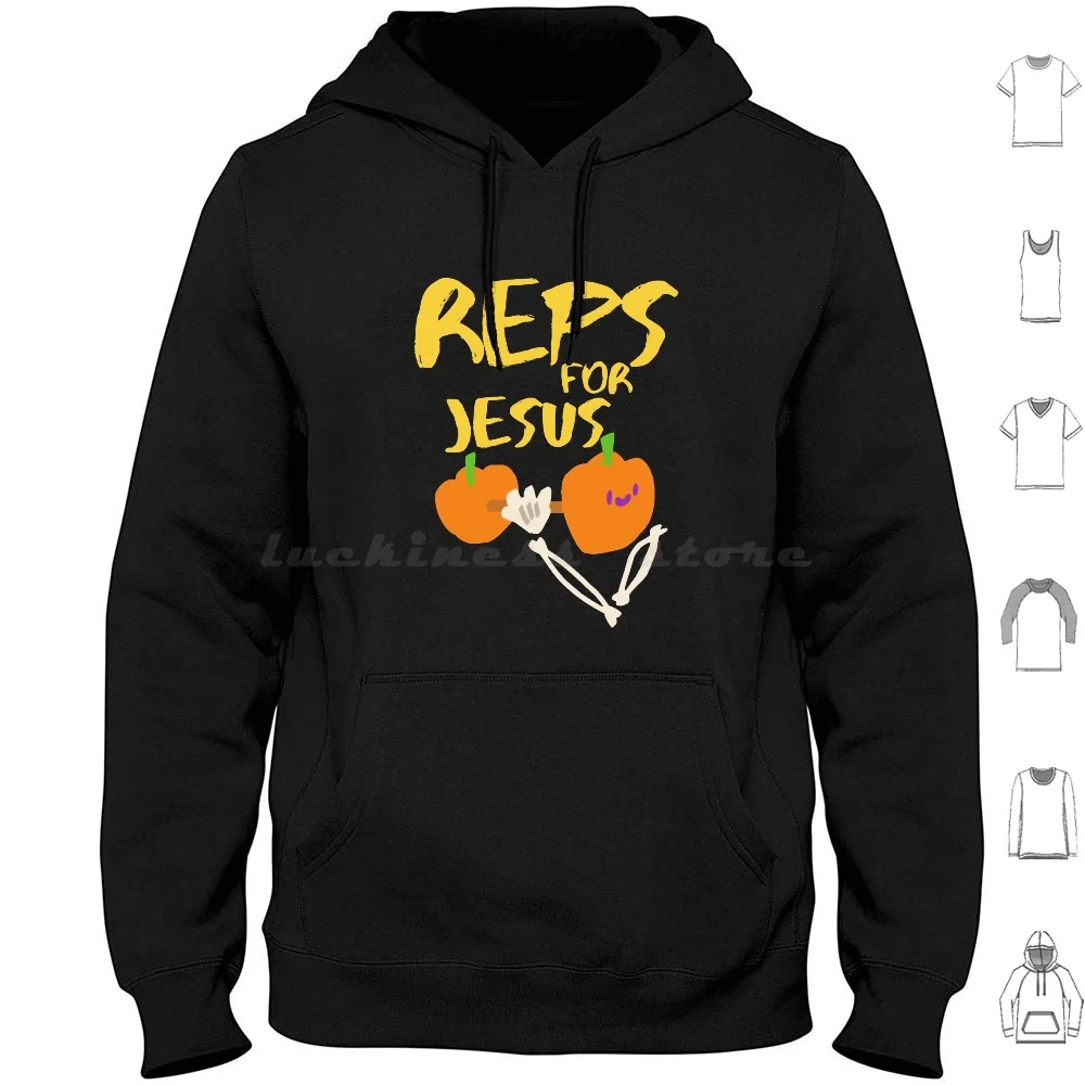 Reps para jesus-ginásio treino bodybuilder moletom com capuz algodão manga longa reps para jesus ginásio fitness jesus treino exercício