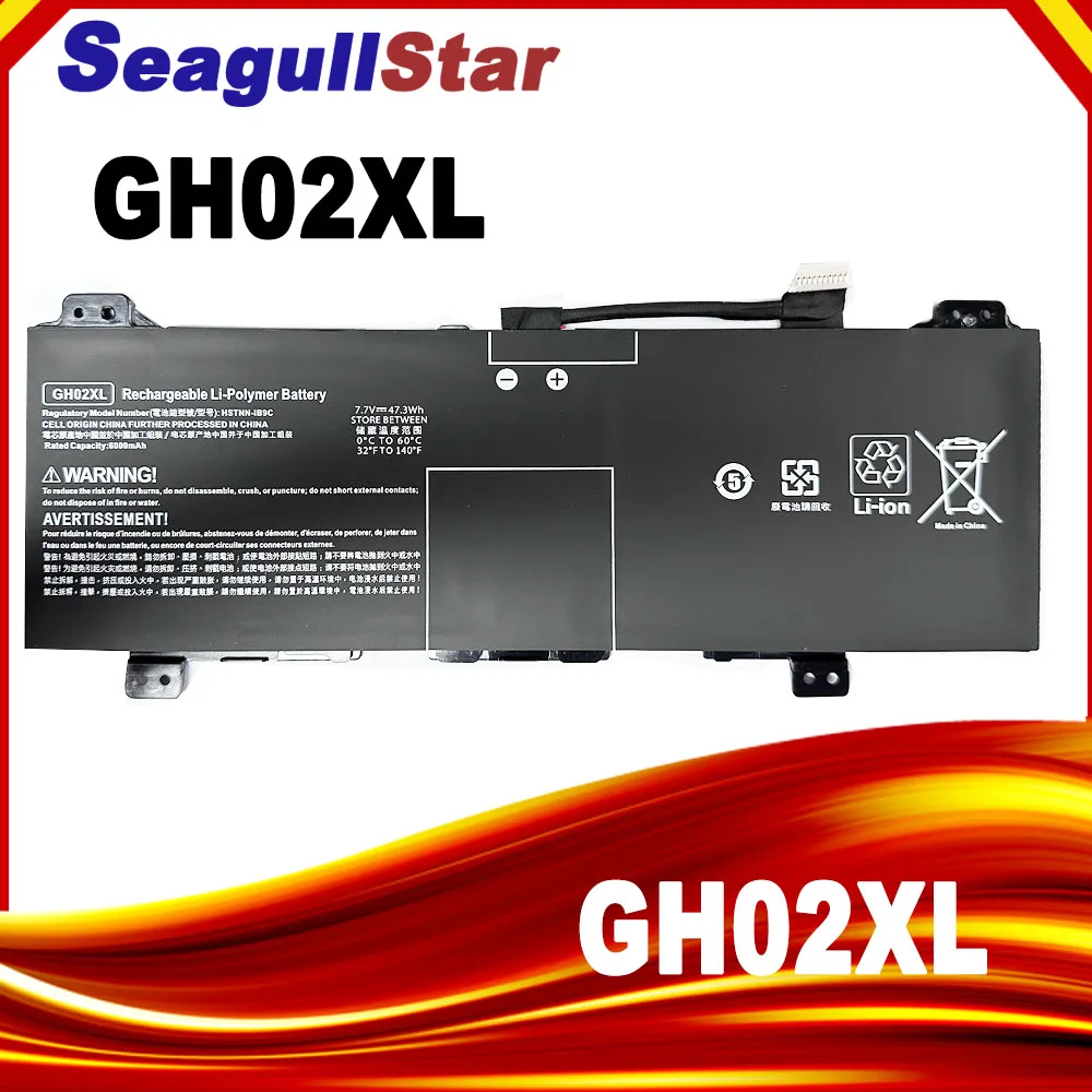 

GH02XL L75783-005 Аккумулятор для HP Chromebook 11A G8 11 G8 14 G6 NA0010CA NA0010DS