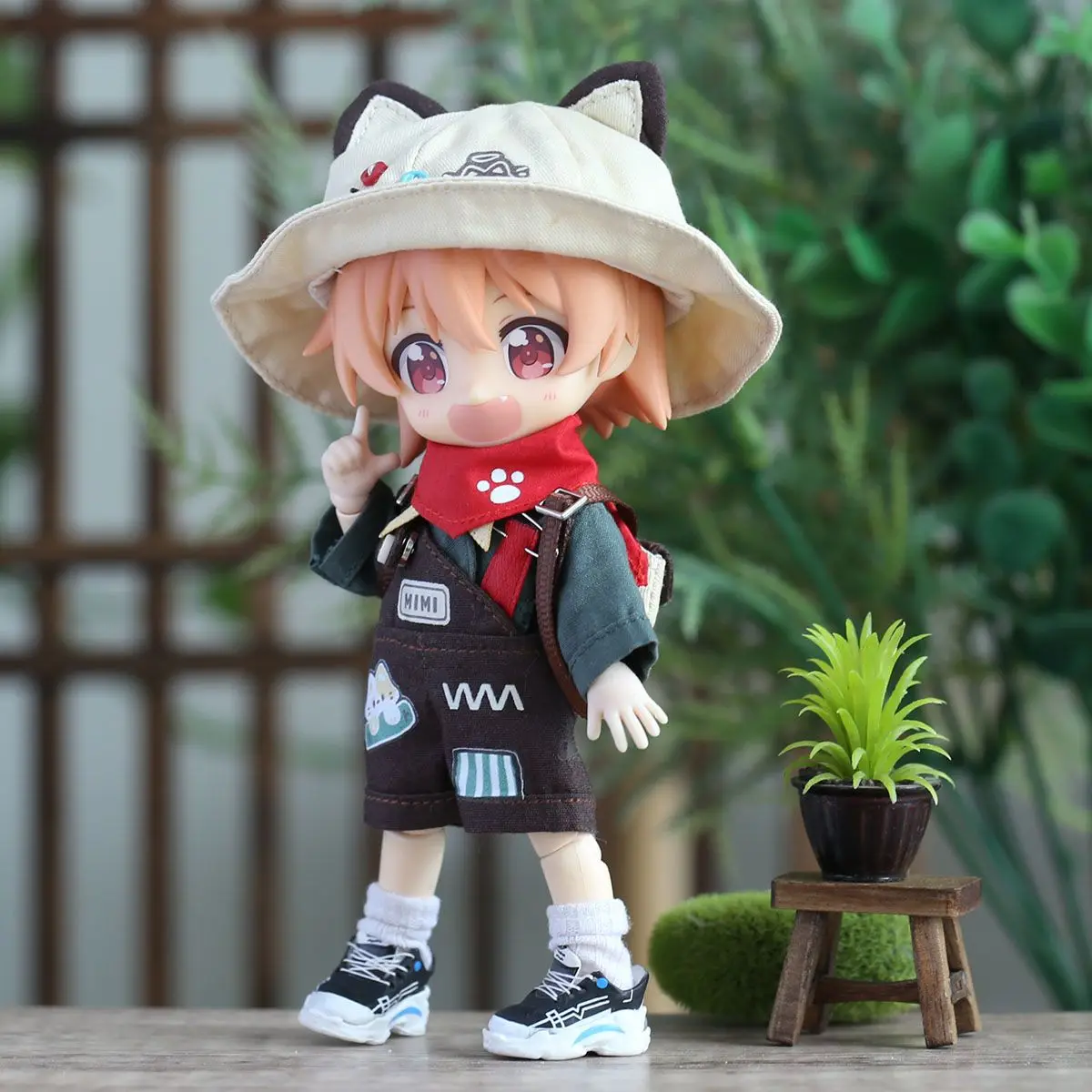 For Obitsu 11 Doll Camping Hiking Scouts Suit For OB11 1/12 Bjd Gsc YMY Molly Body Doll Cloth Outfit Clothes