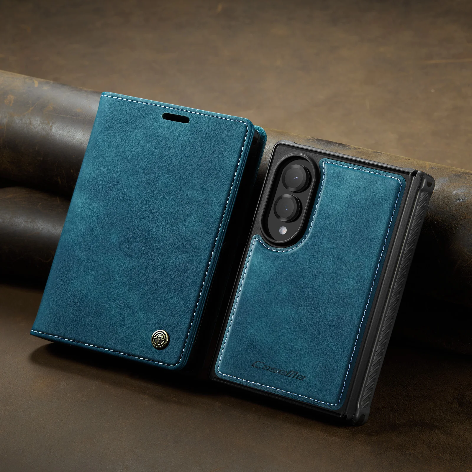Z Fold8 5G 2026 LUXURY CASE Abnehmbare 2-in-1 Leder-Buchhülle für Samsung Galaxy Z Fold 8 Case ZFold8 360 Schutz-Flip-Cover – Detail 14