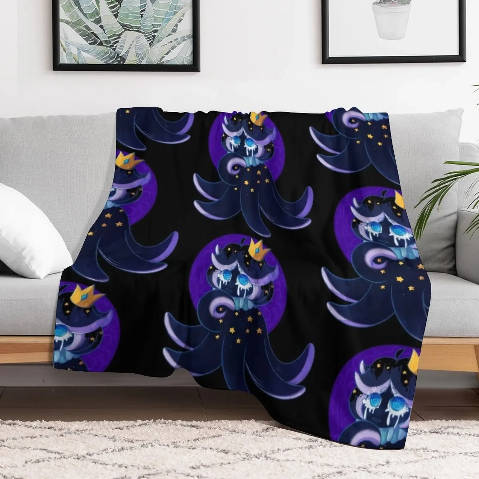 Squid ink cookie Throw Blanket Weighted Hair Blankets