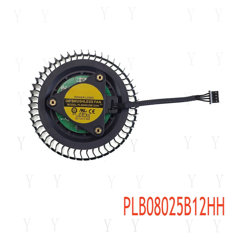 Y+   PLB08025B12HH For Gigabyte RTX3080 3080ti 3090 TURBO Graphics Card Cooling fan