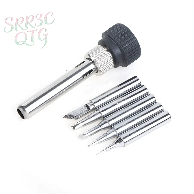 

Hot For ESD 852D 936 937D 898D 907 HAKKO Iron Tip Cannula Casing And 5 X Solder Iron Tips Soldering Station Iron Handle Adapter