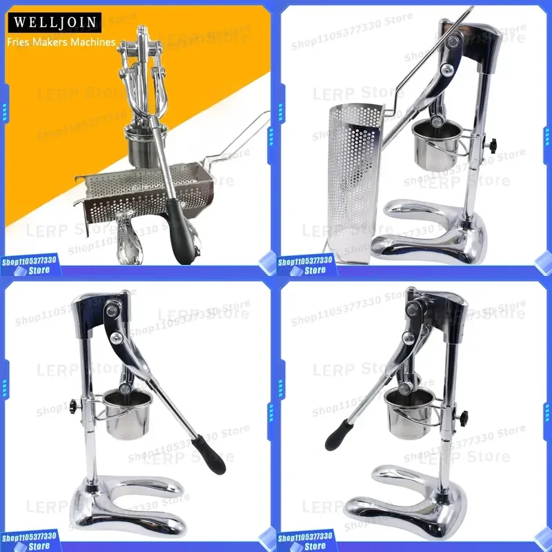 

1pcs Super Long French Fries Maker Machine Stainless Steel Footlong Mashed Potato Fried Chips Extruder Ricer Device for