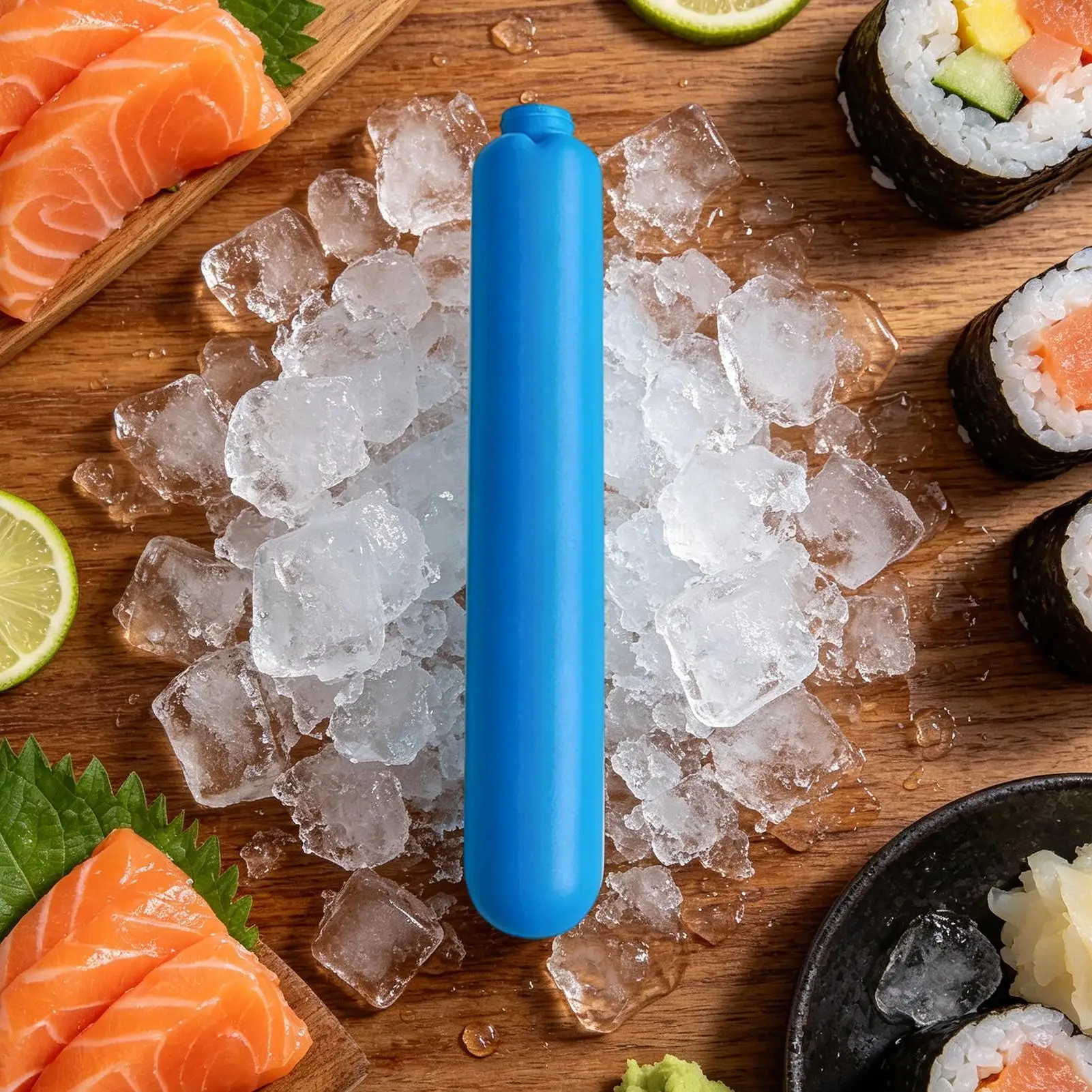 6 Pack Ice Sticks Reusable Freezable Cooling Rods No Water Refill Lunch Box Cooler Air Conditioner Fan Portable Cold Pack