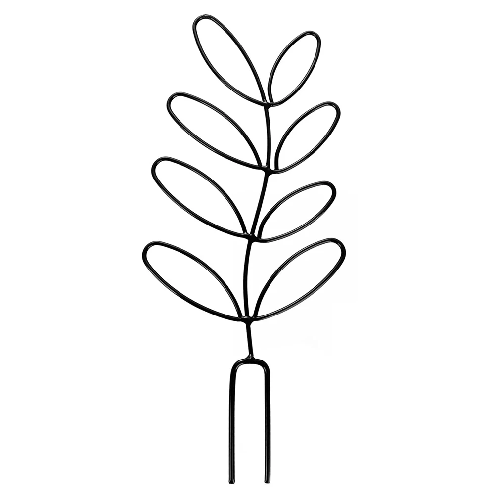 Enrejados para plantas de interior, soporte para escalada, decoración de enredadera de jardín, arreglo de hierro en maceta al aire libre, 12,4 pulgadas