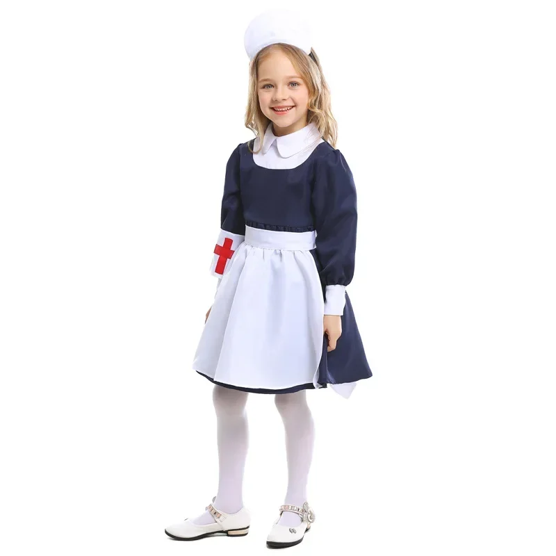 

Halloween Cosplay Nurse Costume For Children