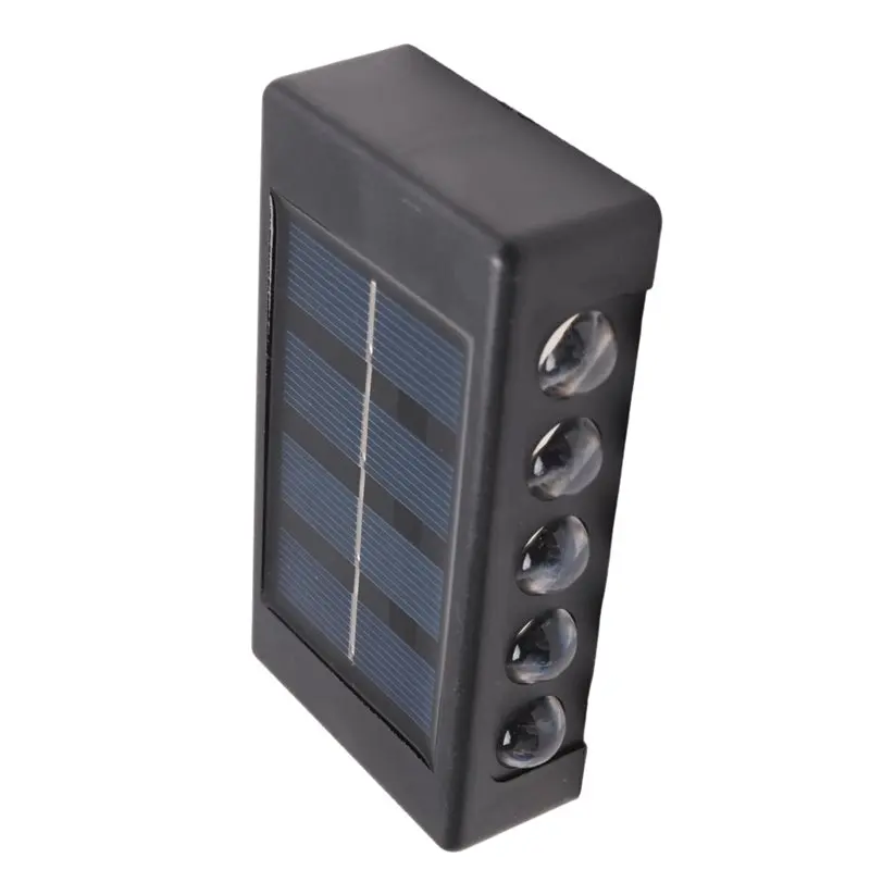 A26F-Solar Outdoor Wall Light Waterproof Garden Decor Lights Up Down Light Wall Waterproof External Wall Washer Solar Lamp
