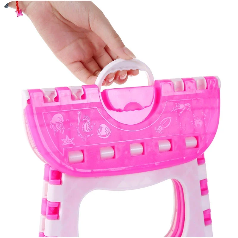 Portable folding stool thick plastic stool  B616 outdoor plastic fishing stool wholesale