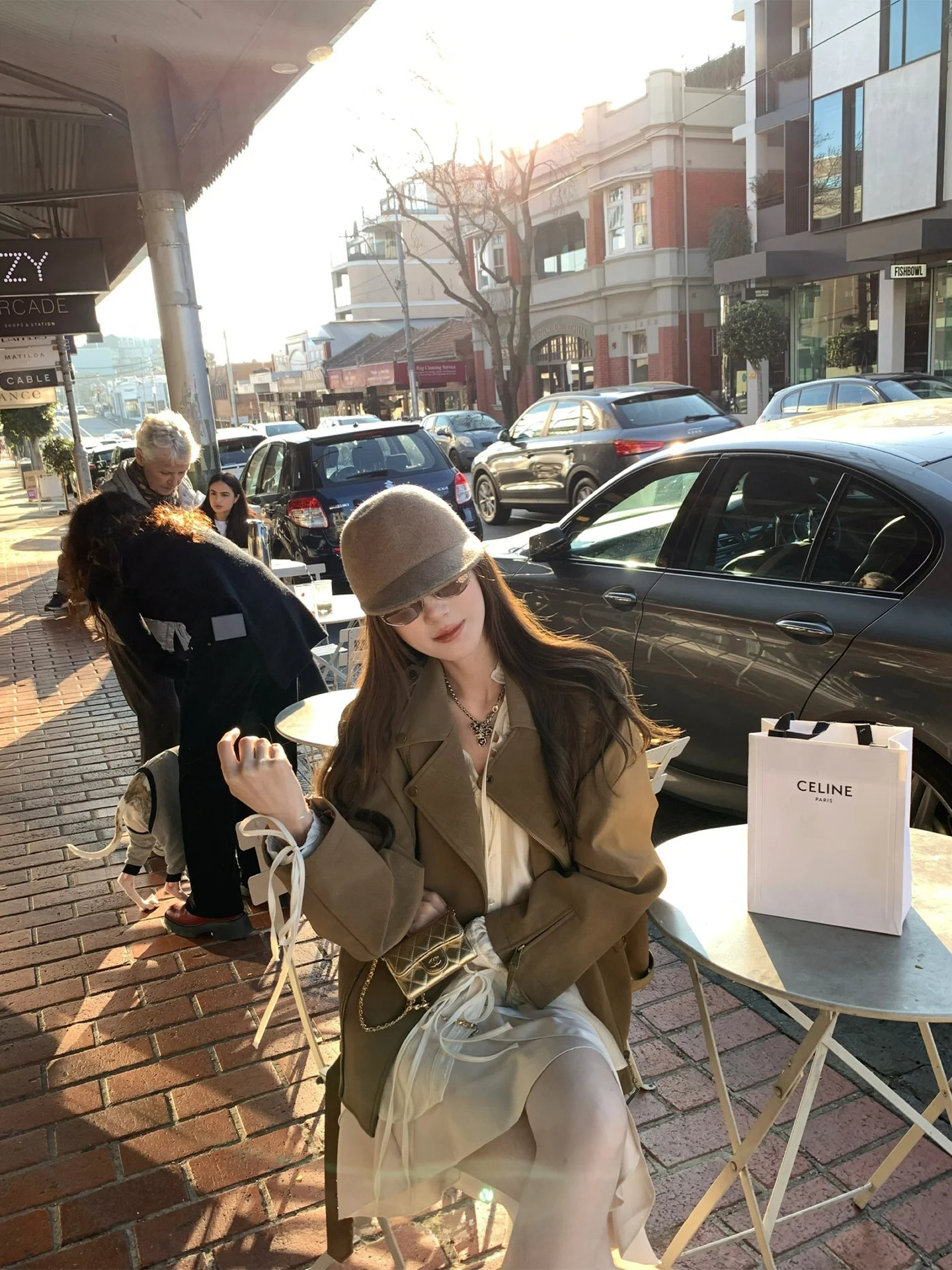 Jaqueta Feminina de Motociclista em Tecido Resistente Aaaaxbbb, Casaco Elegante com Gola Pequena e Zíper para o Dia a Dia