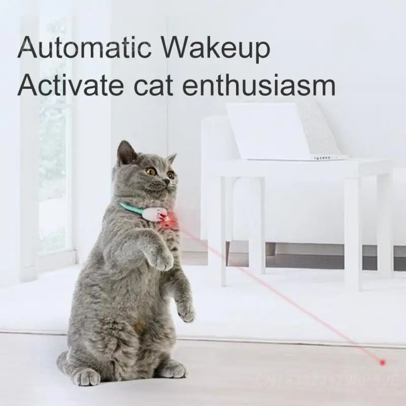 Cat Teaser Type-c Rechargeable 24 Hours After Charging Cat Accessory Laser Collar Cat Toys Cat Teaser Laser Toy Automatic