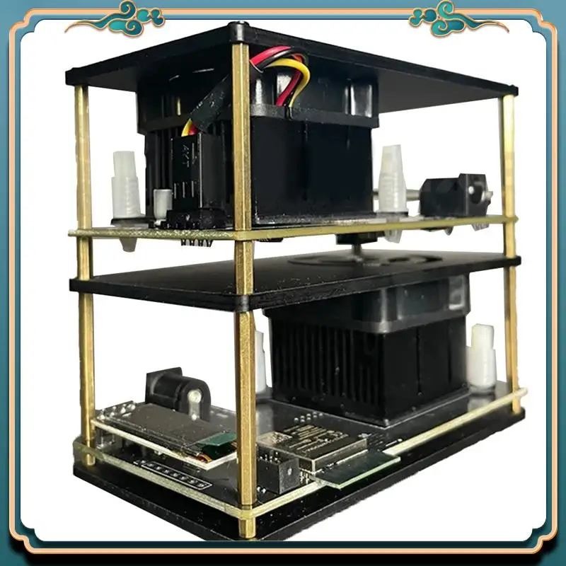 (جديد)-Bitaxe BM1397 640GH/S جهاز تعدين Bitcoin عالي الكفاءة ASIC جهاز تعدين منفرد لـ BTC Crypto Currencys Powerhouse