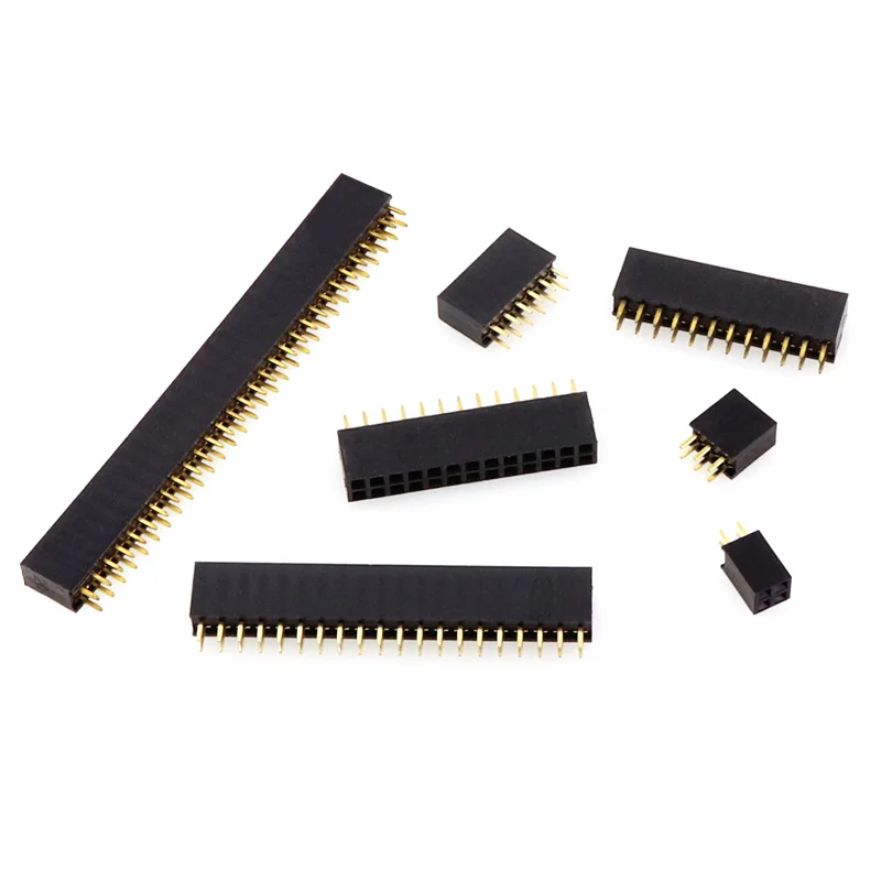  2*3/4/6/7/8/10/12/18 Pin 2.54 mm Double row Straight FEMALE For Arduino Shield