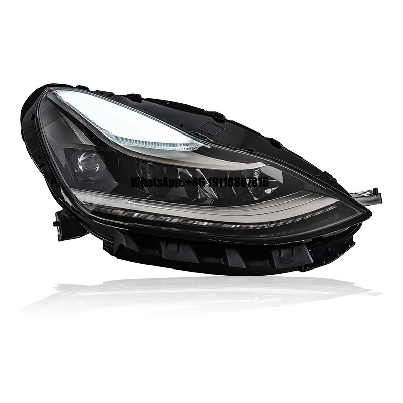 

Suitable for Tesla Model3 ModelY Headlight Assembly Modified Daytime Running Streamer Turn Lights LED Headlights