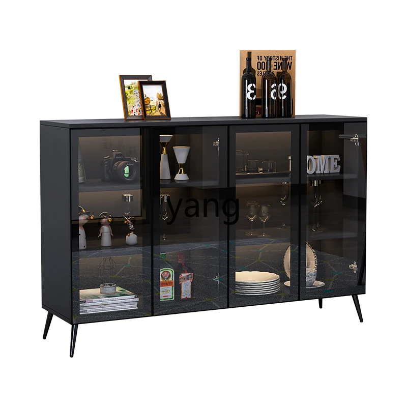 

xyy glass wine cabinet against the wall living room wine cabinet modern simple light luxury floor glass cabinet