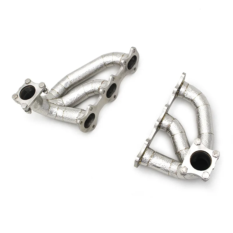 The first section of plantain Exhaust manifold For Porsche 911 (992) 3.0T 2020-2023 Racing Car Exhaust Pipe  Downpipe