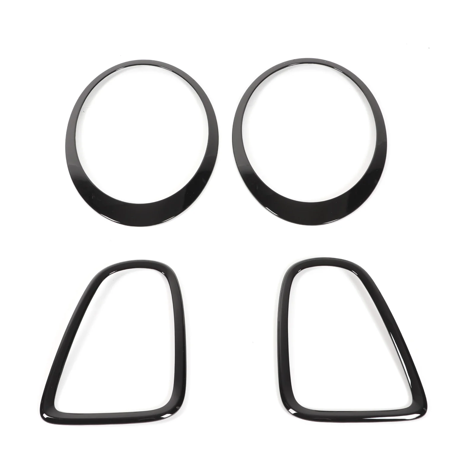 Headlight Bezel Cover Rugged Abrasion Resistant Anti Scratch Taillight Frame Trim Simple Installation for Car Accessories