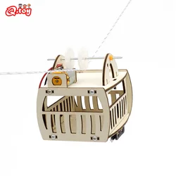 DIY Cable Car Model Model STEM Kit Children Technologia Science Toys Experimental Tool Kit Learning Education Kids Teaching Aid