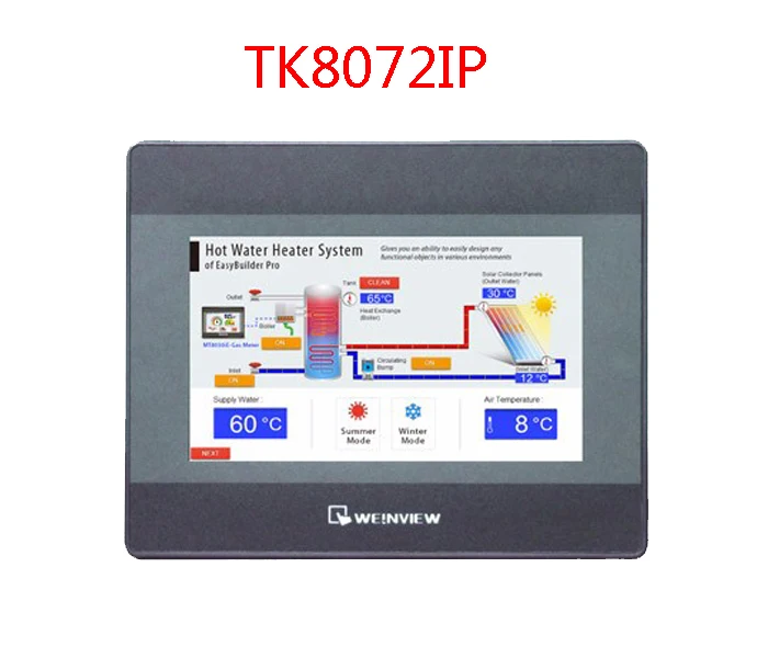 Original New Weintek WEINVIEW TK8072IP Replace TK8071IP/TK6071IQ HMI TOUCH SCREEN Man-machine Interface PLC