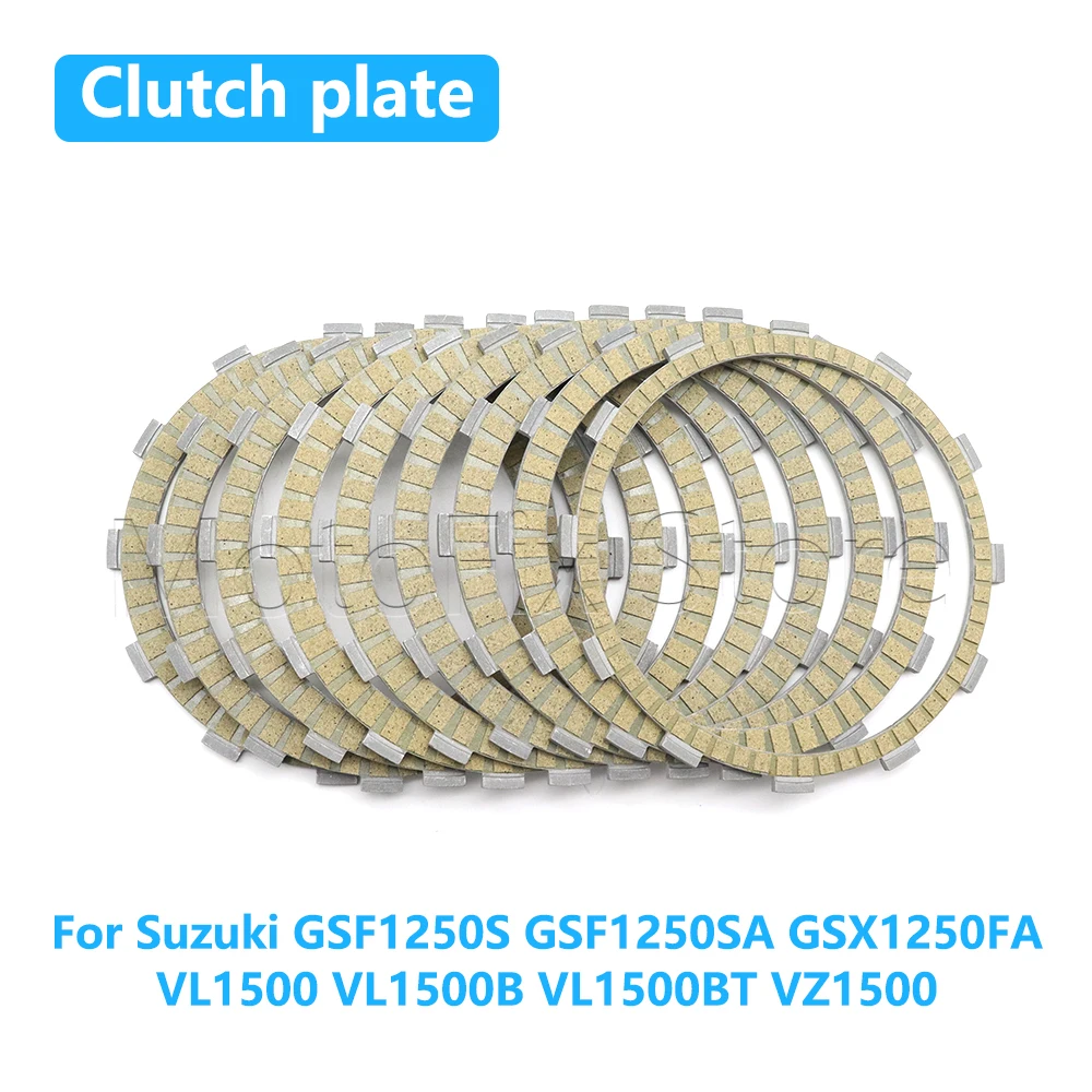 Motorcycle Accessories Clutch Plate Friction Disc Kit For Suzuki GSF1250S GSF1250SA GSX1250FA VL1500 VL1500B VL1500BT VZ1500