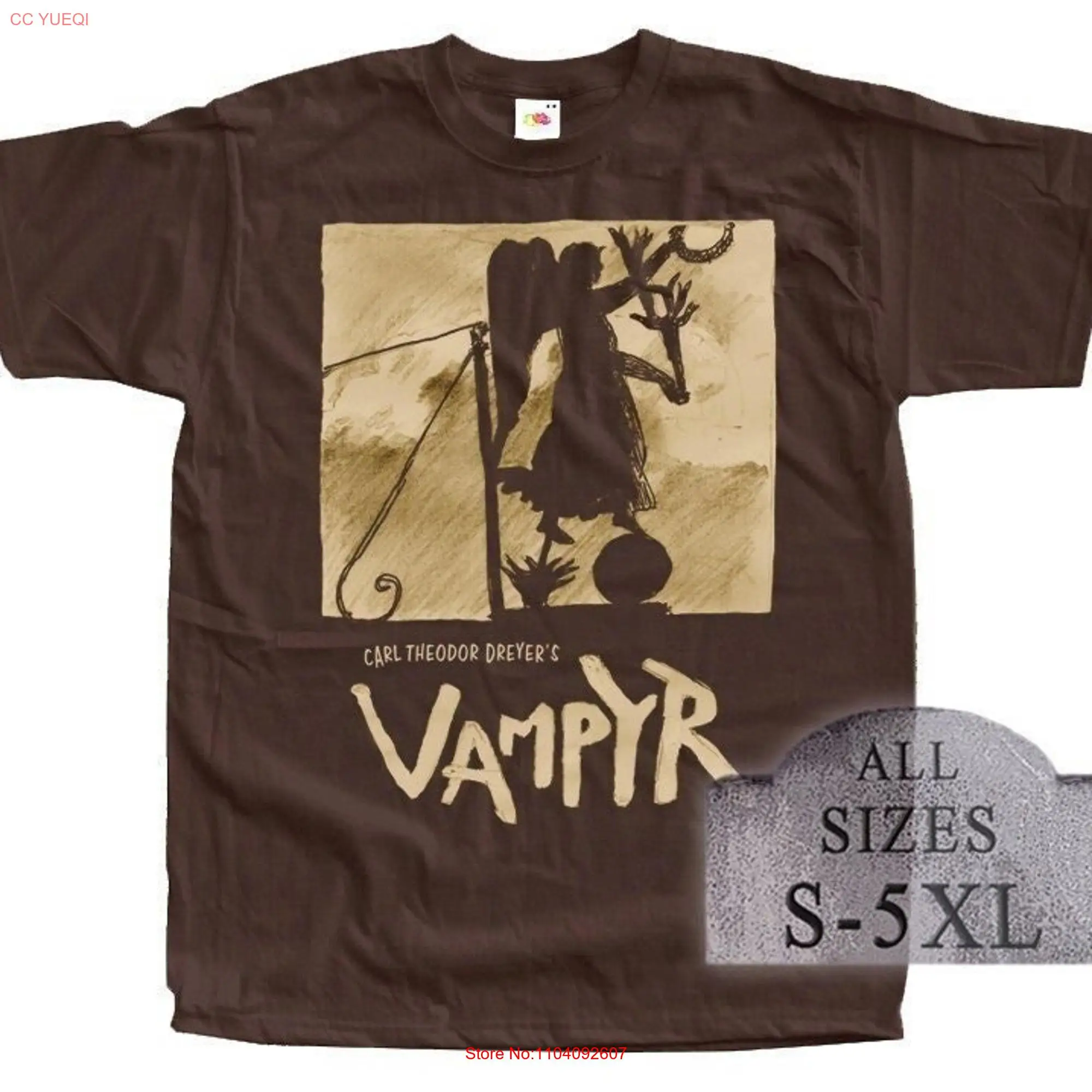 Vampyr V13 Horror Poster T SHIRT All sizes S 5XL Cotton long or short sleeves