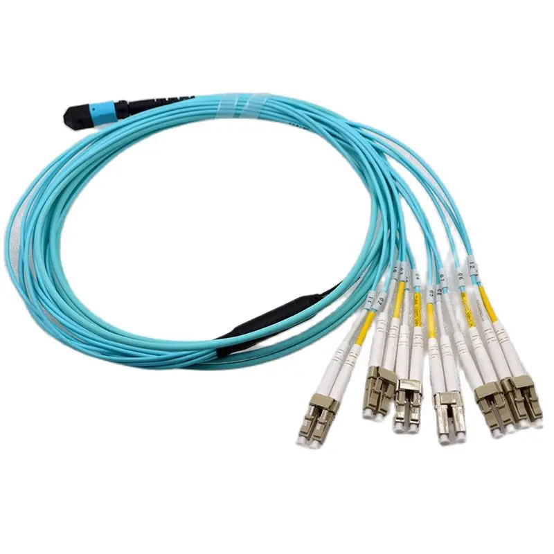 GONGFENG NEW Fiber Optical Connector MPO-LC 12Core 3m Multimode OM3 40G Optical Fiber Patch Cord Jumper Special Wholesale