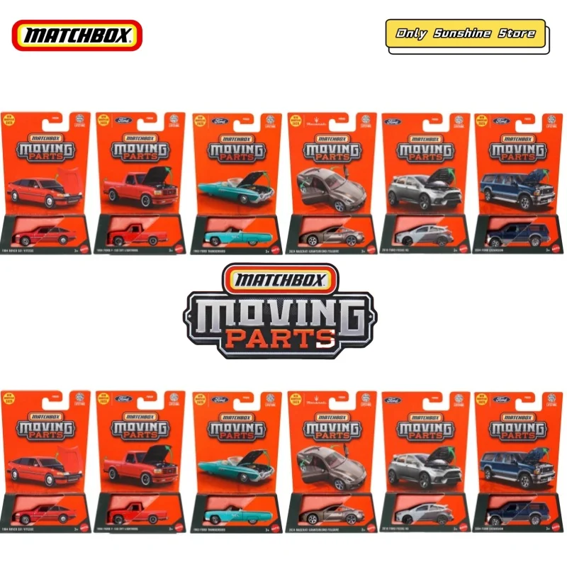 

2025 Matchbox Moving Parts 1962 Ford Anglia Lamborghini Centenario 1/64 Die-cast Collection Model FWD28