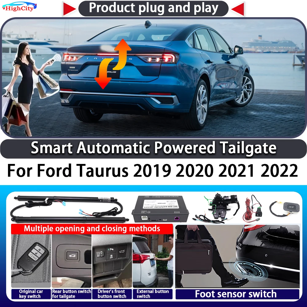 

For Ford Taurus 2019 2020 2021 2022 Smart Automatic Powered Tailgate Key Control Trunk Lift Close Kit Electric Power Tailgate