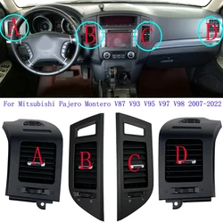 Internal Air Vent Outlet For Mitsubishi Pajero Montero V87 V93 V95 V97 V98 2007-2022 Instrument Panel Board A/C Air Conditioner