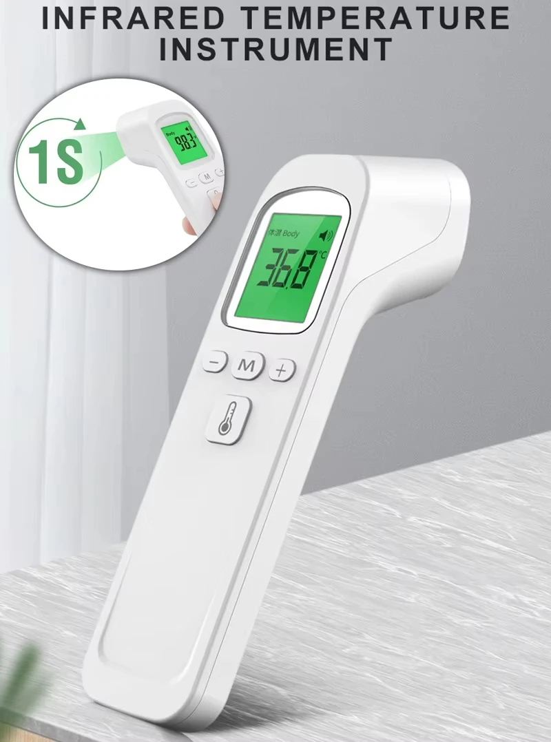 AJC Infrared Thermometer Digital LCD Body Measurement Kids Adult Fever IR Children Non-Contact Termometro