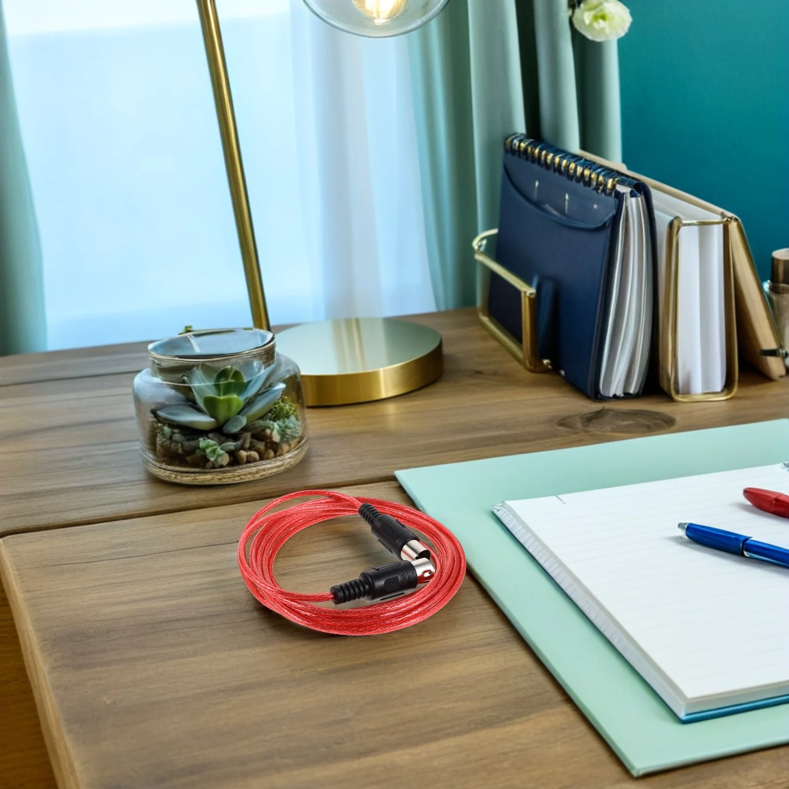 

3 Meters 5-Pin Midi Cable For Digital Piano Keyboard Connection Studio Recording Music Production Cord Electronic Instrument