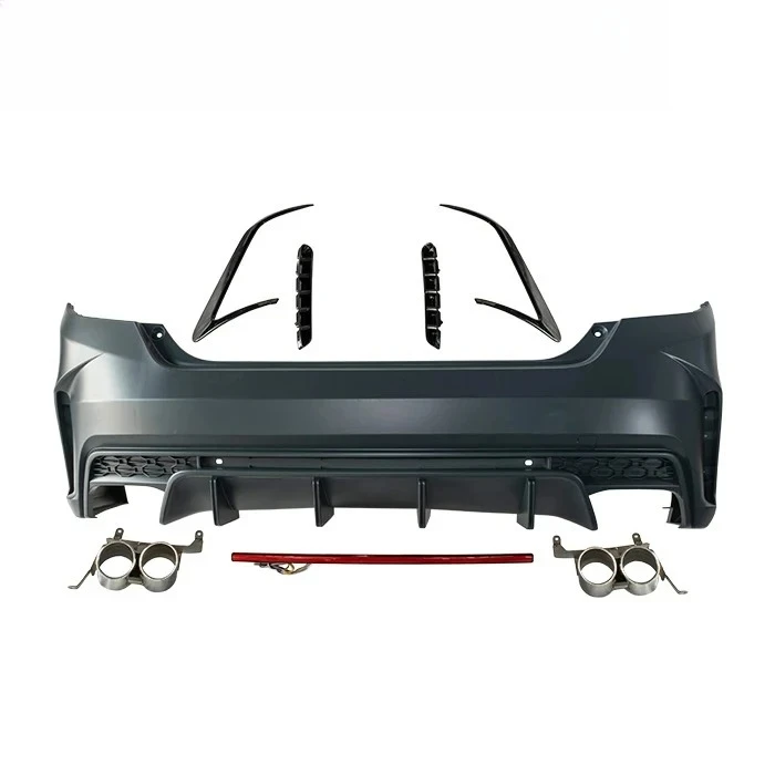 High Quality V4 Bumpers Kit Car Primer Parts Body Kit Rear Bumpers For Honda Accord2018 2019 2020 2021 2022