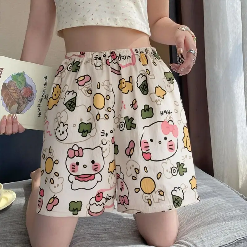 

Hot-Selling Cute Cartoon Summer Cool Pajamas, Loose and Comfortable Large Size Home Pajamas, Casual and Wearable Holiday Gifts