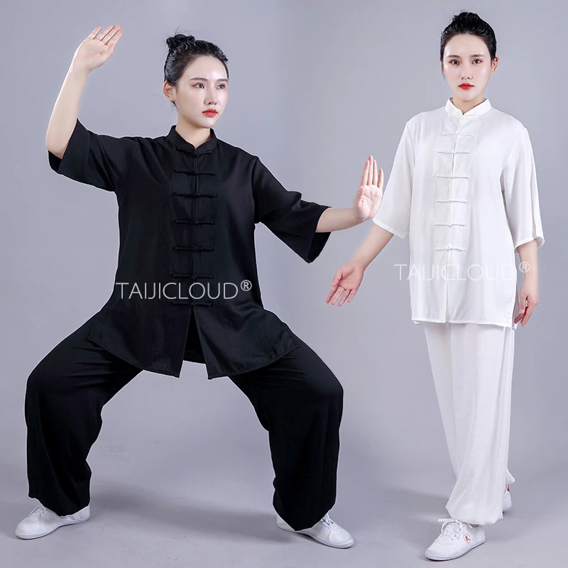 

Tai Chi Training Suits for Men and Women, Made of Cotton and Linen, Available in Sets and Lightweight Styles