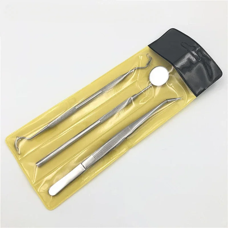 Quality Oral Mirror Probe Tweezer Tool Set Hardware Tools Stainless Steel Dental Tools