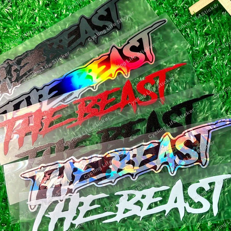

Bumper Fender Waterproof Holographic Beast Sticker for Motorcycle Car