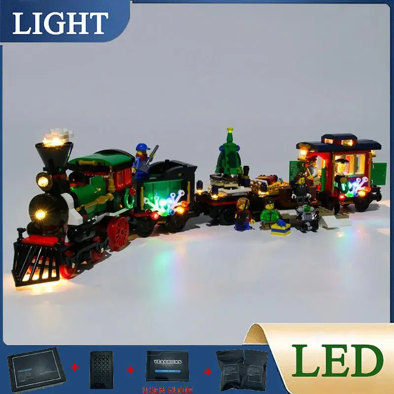 

DIY LED Light Kit For LEGO 10254 Winter Holiday Train 36001 Collectible Model (Only LED Light,Without Blocks Model)